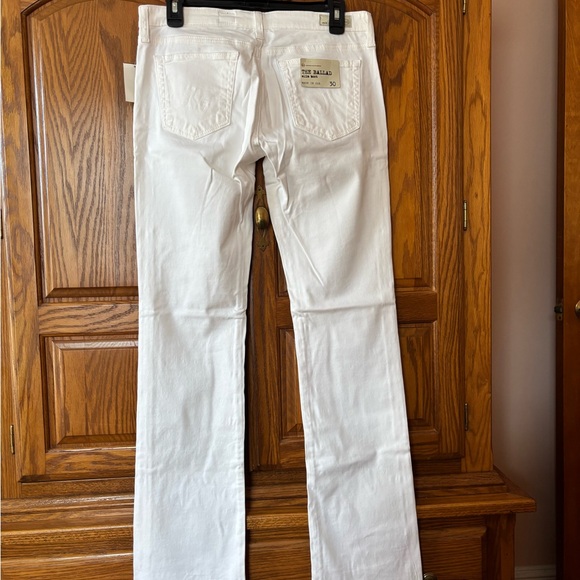 AG The Ballad Slim Boot in White NWT 30R - Picture 6 of 7